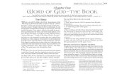 ChapterOne: Word of God —the Book ChapterOne WORD OF GOD ...hearoisrael.net/Chapters/Chap1.pdf · The Anointing–Gospel of the Anointed–Jubilee–Festal Gathering ChapterOne:
