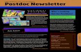 Postdoc Newsletter · 2020-05-27 · Postdoc Newsletter » December 2009 | Issue Three ... Irene Levine argues that workaholics are likely to be ... advertisement for an assistant