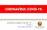 Boletim diário de vigilância de COVID-19 26 de Março de 2020 · boletim diÁrio covid-19 nº79 4 de junho de 2020 republica de moÇambique ministério da saúde ... 12.096 total