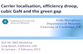 Carrier localisation, efficiency droop, cubic GaN and the green gap · 2017-02-13 · Carrier localisation, efficiency droop, cubic GaN and the green gap Author: Colin Humphreys Subject:
