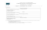 REUNION DU 13 JUIN 2017 OBJET : LANCEMENT DE L’ETUDE · Document présenté en réunion (diaporama au format PDF) . Tableaux Excel pour l’enregistrement des demandes dans le cadre