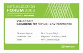 Sponsor Vizioncore Solutions for Virtual Environmentsdownload3.vmware.com/elq/img/4467_APAC_VFORUM/site/img/... · 2008-10-27 · • Heterogeneous platform support • Integration