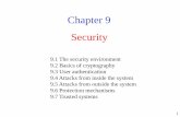Chapter 9 Security - Sabancı Üniversitesipeople.sabanciuniv.edu/ysaygin/documents/lectures/... · How Viruses Work (1) •Mostly written in assembly language •Inserted into another