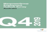 ManpowerGroup Employment Outlook Survey Australia Q4€¦ · SUBJECT: MEOS Q419 – AUSTRALIA – FOUR COLOUR – A4 SIZE: A4 DOC NAME: 35929_AUSTRALIA _4COL_A4_Q419_F ORPDFPAGE: