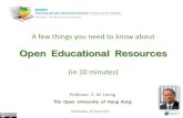 Open Educational Resources - Open Textbooks for Hong Kong · An example is open educational resources. • The paradigm shift toward Web-centric teaching and learning has led to new