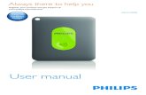 User manual - Philips · To locate your iPhone 4S/iPhone 5/New iPad: 1 Press on the InRange device. » Both the InRange device and your iPhone 4S/iPhone 5/New iPad beep. 2 Follow