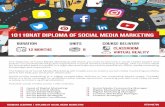 Diploma of Social Media Marketing - School-Based · 2020-02-08 · 10118NAT DIPLOMA OF SOCIAL MEDIA MARKETING DURATION 12 MONTHS UNITS COURSE DELIVERY CLASSROOM VIRTUAL The Diploma