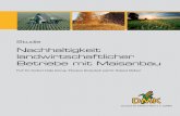 Nachhaltigkeit landwirtschaftlicher Betriebe mit Maisanbau · 2013-08-29 · Die Nachhaltigkeit des Anbaues wird umso stärker angezweifelt, je höher der Maisanteil an der Fruchtfolge