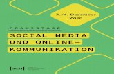 SOCIAL MEDIA UND ONLINE- KOMMUNIKATION...Jungbrunnen Social Media Astrid Weninger & Johannes Lindsberger (M+K Wien Werbeagentur) • Facebook & Instagram als Kanäle zur Erreichung