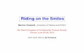 Riding on the Smiles - Fields Institute · Riding on the Smiles Martino Grasselli, University of Padova and ESILV ... Variance Swap curve are driven byseveral factors On the FX market