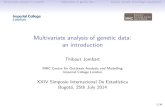 Multivariate analysis of genetic data: an introductionadegenet.r-forge.r-project.org/files/lectureBogota2014-MVA.1.1.pdf · Multivariate analysis in a nutshellApplications to genetic
