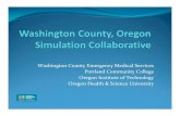 Global Health Care - Washington County Emergency …Washington County Emergency Medical Services Portland Community College Oregon Institute of Technology Oregon Health & Science University