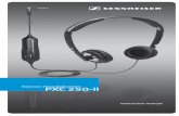 Stereo Headphones PXC 250-II - RS Components · PXC 250-II headphones 4 PXC 250-II headphones The PXC 250-II are closed, dynamic, supra-aural stereo headphones with NoiseGard active