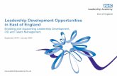 Leadership Development Opportunities in East of England · 2019-09-02 · Leadership Development Opportunities in East of England: September 2019 - January 2020 Thursday 26 September