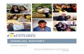 ANNUAL REPORT - Chester County FuturesChester County Futures Annual Report 2014-2015 Dear Friends, Chester County Futures continued to serve nearly 300 low-income students in five