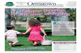 TABLE OF CONTENTS - Ormstown...retour de Sophie Parent” novel. This novel, of which the majority of the story takes place in Ormstown, will be presented at the Library on May 2nd,