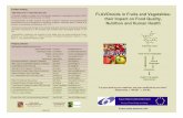 Further reading FLAVOnoids in Fruits and Vegetables: their … · 2020-04-28 · • Polyphenols compounds changes in the industrial production process of concentrated strawberry