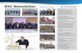 RHI Newsletter€¦ · RHI Newsletter Issue 20 - Q1 / 2019 Amur GPP (AGPP) Project: Visit of RHI’s President ... Sonatrach. We have received a letter of gratitude from JGC (JALG)