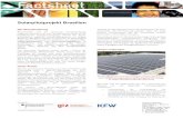 Factsheet Eletrosul Megawatt 20140423 · Solarpilotprojekt Brasilien Die Herausforderung Photovoltaik und die dezentrale Stromerzeugung insgesamt spielen noch eine untergeordnete
