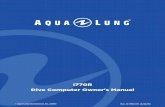 i770R Dive Computer Owner's Manual - Aqua Lung · 8,00,01 ,2,00 ,,22), te an eto or ie outer it eote loa aailitie (.. atent no. ,,0), ie outer it ree ie oe anor irele ata Traniion
