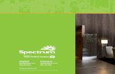 SPECTRUM DIVISION - Timber Products Company · The Spectrum Division of Timber Products Company is an ... • Procore lamination panels. Custom Cuts The Spectrum Division specializes