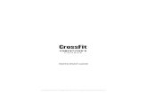 PARTICIPANT GUIDE - CrossFit · CrossFit Competitor’s Course Participant Guide (continued) INTRODUCTION The CrossFit Competitor’s Course is designed to help both athletes and