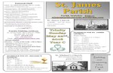 St. James Church · 2016-05-05 · For May 22nd, 2016 | The Solemnity of the Most Holy Trinity SHALOM FESTIVAL 2016 IN CALGARY Shalom Media is bringing Shalom Festival to Calgary