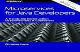 C Microservices for Java Developers - Red Hat · Microservices for Java Developers C o m p l i m e n t s o f. Created Date: 5/10/2016 1:26:50 PM ...