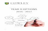YEAR 9 OPTIONS - Cowley International College · YEAR 9 OPTIONS 2016 - 2017 OPTIONS BTEC GCSE HELP CAREERS ADVICE . 2 . 3 ... Year 9 Parents [ Evening and presentation for Year 10