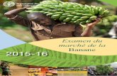 Examen du marché de la banane · 2017-11-29 · Examen du marché de la banane v 2015-2016 iv Avant-propos Ce rapport est publié une fois par an pour les membres et les observateurs