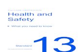 The CARE CERTIFICATE Health and Safety...THE CARE CERTIFICATE WORBOO STANDARD 13 2 Health and safety Legislation relating to general health and safety in health and social care The