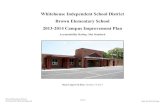 Whitehouse Independent School District Brown Elementary …webby.whitehouseisd.org/.../BrownImprovementrevised13-14.pdf · 2014-06-30 · Whitehouse Independent School District Brown