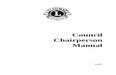 Council Chairperson Manual · 2015-2016 Multiple District Chairperson Report Form MC-10 ... Annual multiple district convention The council is responsible for organizing the order