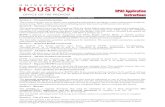 HPAC Application Instructions - University of Houston...HPAC Application Instructions Section Descriptions Section A – Personal Information This section requires you to submit your