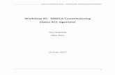Workshop #5: MBDCA Commissioning Elekta ACE algorithm · ACE Commissioning Guide - Workshop #5, AAPM Summer School 2017 2 Overview In this workshop you will perform the key steps