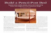 Build a Pencil-Post Bed - Fine WoodworkingBuild a Pencil-Post Bed TRADITIONAL DESIGN THAT TRAVELS Like most beds, Bird’s pencil-post bed is made to be knocked down so that it can