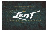 2016 Lenten Devotionals - First United Methodist Church ... · some activity like worrying, watching TV, using Facebook, texting, tweeting or emailing and spend that time outside