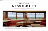 SUCCESS IN SEWICKLEY · 66 WHIRL / SEPTEMBER 2014 BY RACHEL JONES † PHOTOGRAPH FROM STUDIO ST.GERMAIN WHIRL / FEATURED NEIGHBORHOOD THE LOCAL EXPERTS IN SEWICKLEY WILL SHOW YOU