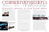 news - Cannon€¦ · newsnews 1 Editor: Edition: MaxTaverna 09/2011 communication@cannon.it Producedby: Publishedby: CannonCommunication ViaResistenza,12PeschieraBorromeo (Mi-Italy)