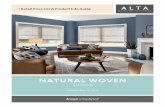 Natural Woven Shades · 5/13/2019  · 2 Effective 5/13/19 NATURAL WOVEN SHADES –TABLE OF CONTENTS Oversize Common Carrier Delivery All orders with any quantity of shades or blinds