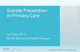 Suicide Prevention Training for Primary Carecoruralhealth-wpengine.netdna-ssl.com/wp-content/... · Suicide Prevention in Primary Care Toolkit Section 2: Educating Clinicians and