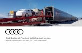 Distribution of Finished Vehicles Audi Mexico · PDF file TT Coupé TT S Coupé TT Roadster TT S Roadster A3 A3 Limousine A3 Sportback g-tron ... e-tron RS6 Avant performance RS 7