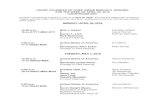 COURT CALENDAR OF CHIEF JUDGE MARCIA S. KRIEGER FOR … · 2018-05-02 · COURT CALENDAR OF CHIEF JUDGE MARCIA S. KRIEGER FOR THE WEEK OF APRIL 30, 2018 COURTROOM A901 NOTICE: The