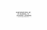 HEBERLE FAMILY 1500-2005 - Ancestryfreepages.rootsweb.com/~gregheberle/genealogy/... · Heberle family 1500 -2005 4 Introduction/ Einführung/ Introduction/ Apresentação I have