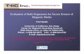 Evaluation of Bulk Degaussers for Secure Erasure …Evaluation of Bulk Degaussers for Secure Erasure of Magnetic Media Presented at the THIC Meeting at the National Center for Atmospheric