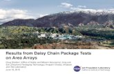 Results from Daisy Chain Package Tests on Area Arrays€¦ · 16/06/2016  · • The packages will have daisy chain die inside them. • These daisy chains will be used to measure