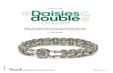 DAISY CHAIN Daisies double - FacetJewelry.com · 2017-09-18 · DAISY CHAIN Daisies double bracelet Stitch two dainty daisy chains and join them with a row of Pellet beads for an