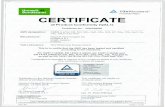Zertifikat EU approved · 2018-07-20 · Certificate: 0000059865 / 13 April 2018 qal1.de Page 2 of 20 . Test Report: 936/21225866/D dated 2 October 2017 . Initial certification: 26