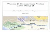 March 2015 - Phase 2 Exposition Metro Line Projectmedia.metro.net/.../report_pmo_expophase2_2015-03.pdf · Phase 2 Exposition Metro Line Construction Authority Project Description