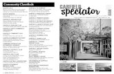 GARFIELD spectator - Garfield Primary · PDF file Garfield Spectator would bear the web costs meaning there would not be any additional cost to advertisers. spectator GARFIELD spectatorADVERTISEMENTS